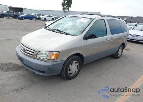 2003 Toyota Sienna Le из США, поврежденный, VIN 4T3ZF13C53U550473